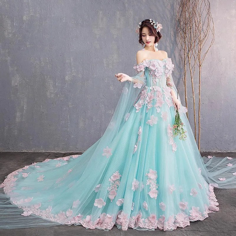 New Temperament Celebrity Solo Performance Vocal Art Test Performance Adult Ceremony Host Annual Meeting Fluffy Dress