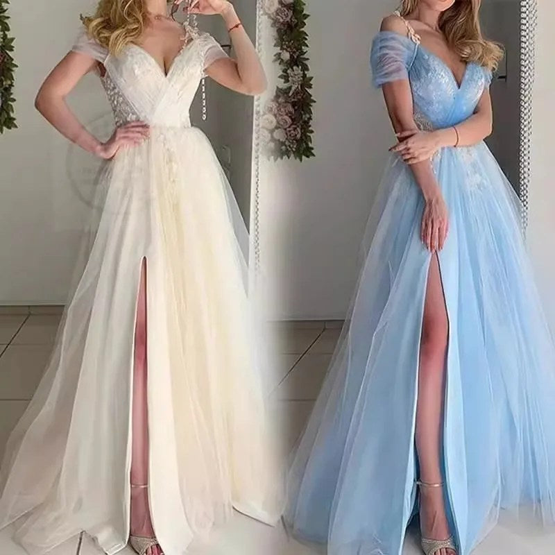 High-end Elegant Bar Mitzvah Temperament Celebrity Banquet Tutu Skirt Student Art Exam Vocal Solo Performance Uniform