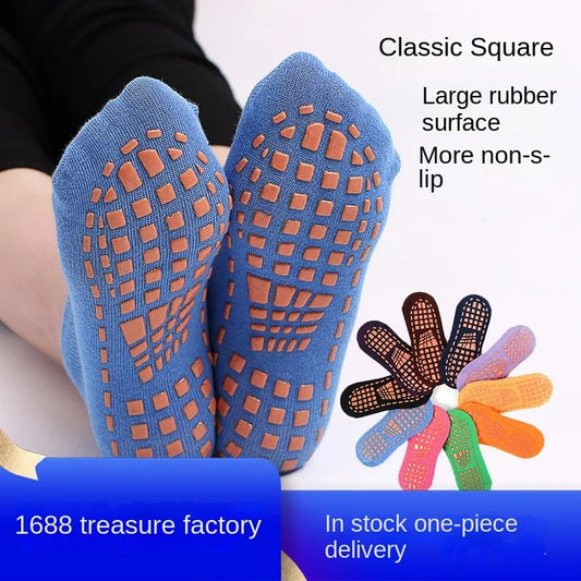 Stay Cool and Safe with Our Summer Breathable Floor Anti-slip Socks for Children's Playgrounds and Yoga Sports - Adhesive Design from Top Manufacturer