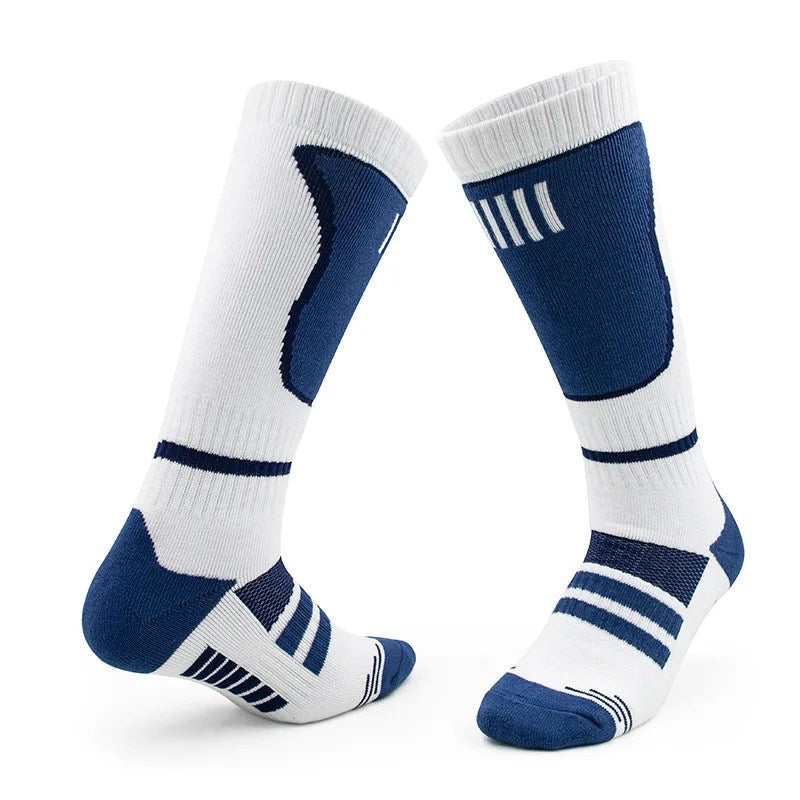 Men's Custom Long Tube Outdoor Ski Socks: Warm, Sweat-Absorbing, Shock-Absorbing Mountaineering Sports Socks